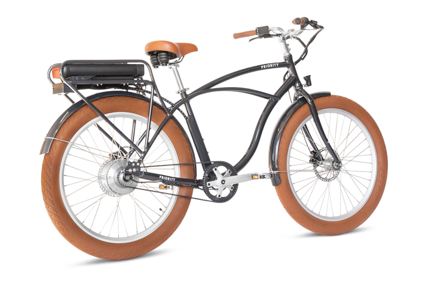 White Priority Bicycles e-Coast Bike