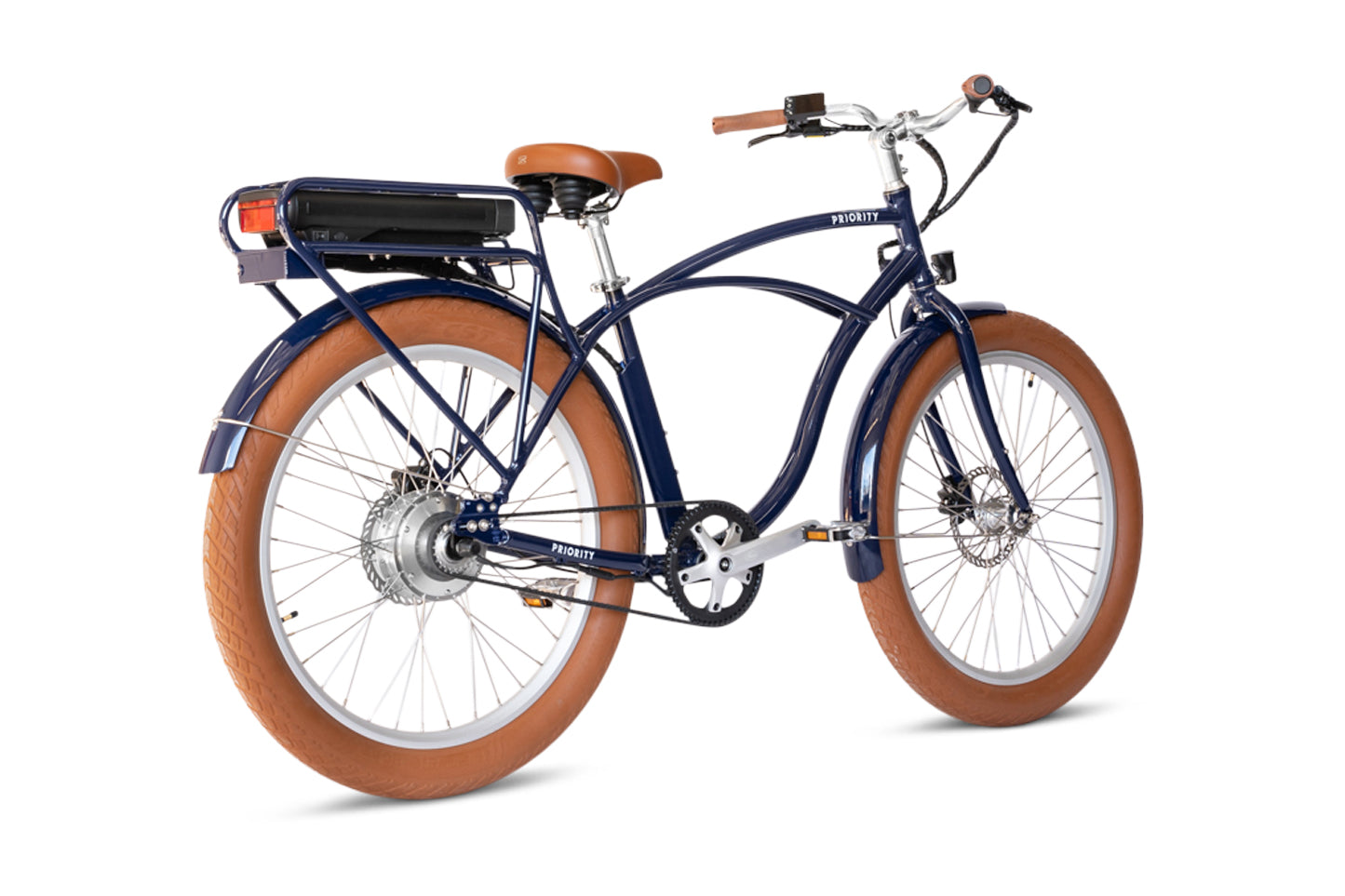 White Priority Bicycles e-Coast Bike