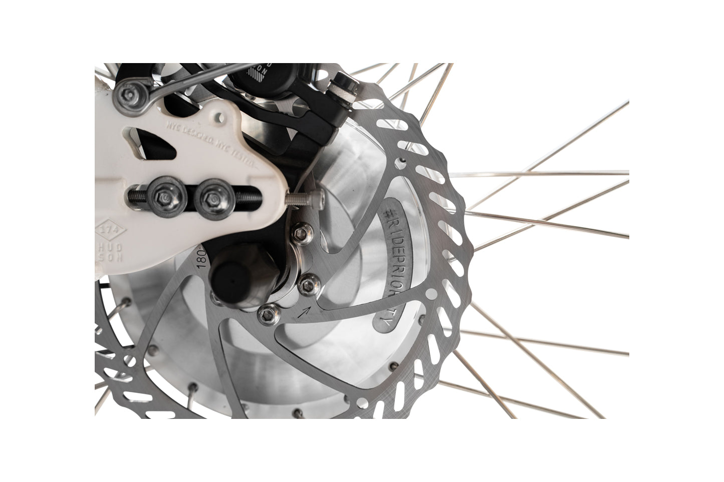 White Priority Bicycles e-Coast Bike