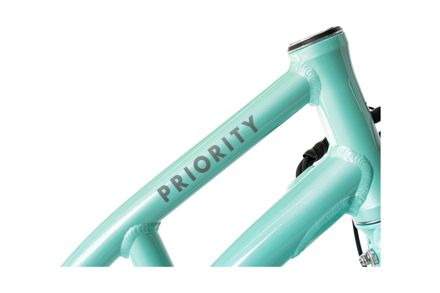 White Priority Bicycles e-Coast Bike