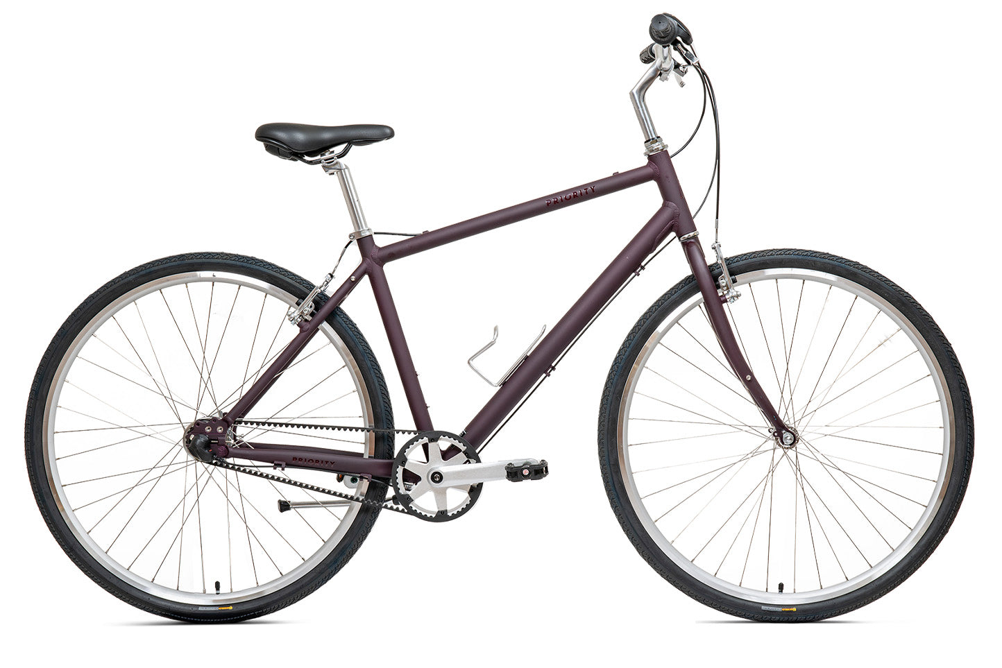 Priority Bicycle with commuter style handlebars