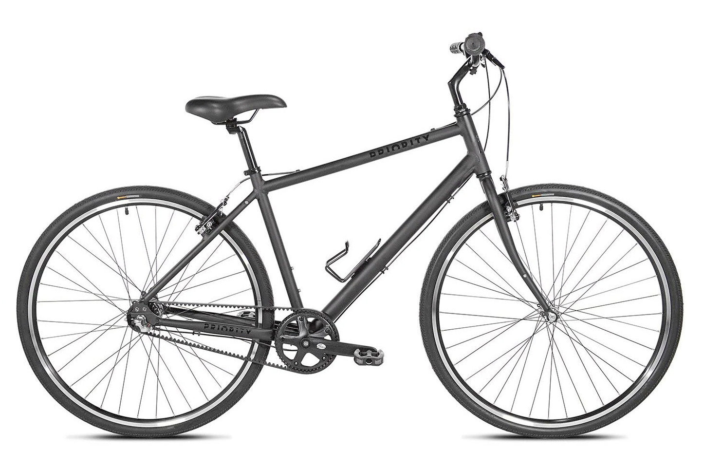 Priority Bicycle with commuter style handlebars