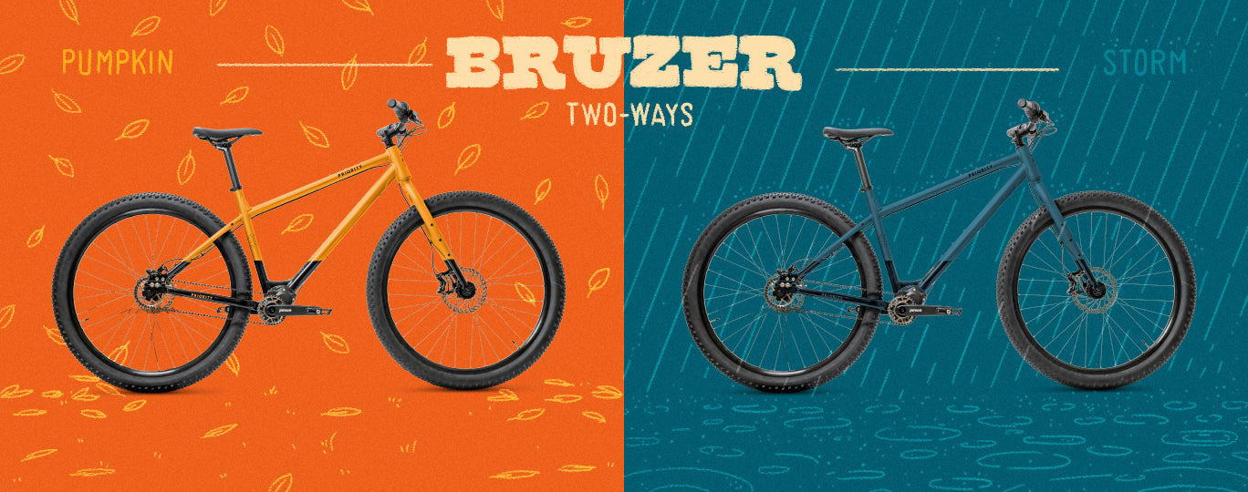 The Priority Bruzer Colors. Pumpkin and Storm.