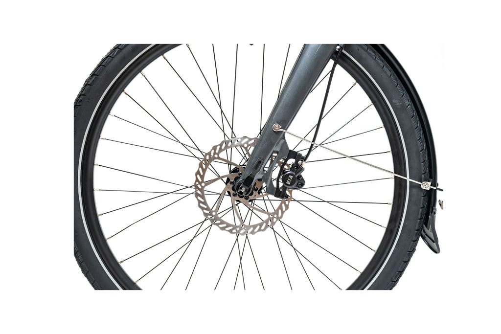 The Priority Current Plus E-Bike in White Side View